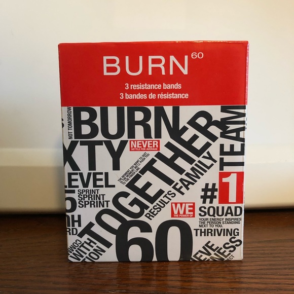 Burn 60 Set of Resistance Bands - New in box - Picture 2 of 3